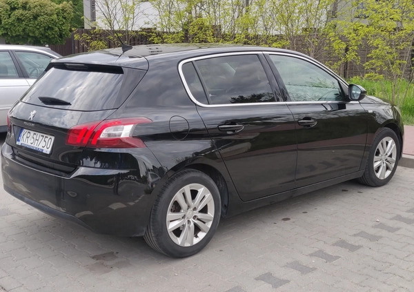 Peugeot 308 cena 21500 przebieg: 262000, rok produkcji 2015 z Warszawa małe 121